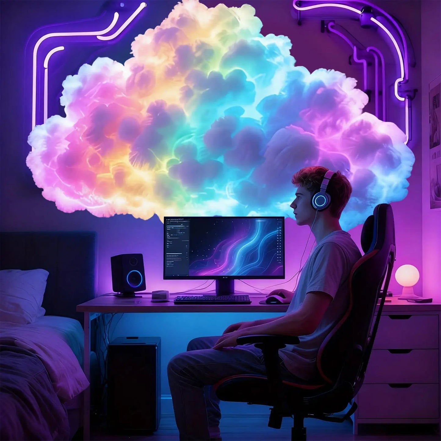 LED Cloud Lamp